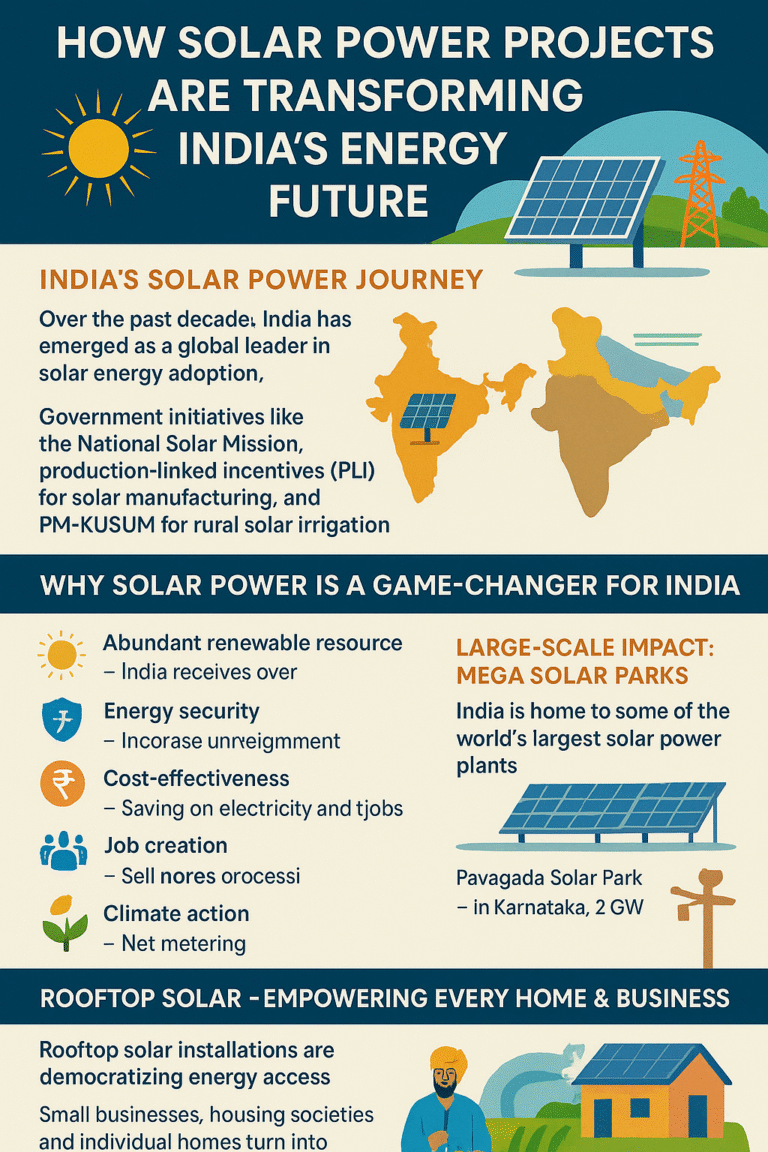 How Solar Power Projects Are Transforming India’s Energy Future